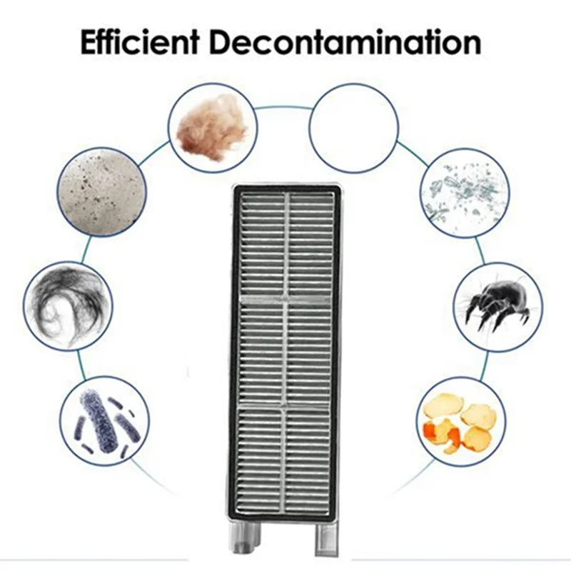 AC39-For Dreame Mova G30/G30 Pro/G30 Ultra أجزاء المكنسة الكهربائية فرشاة مكنسة فلتر Hepa كيس لجميع الغبار مجنزرة ممسحة القماش
