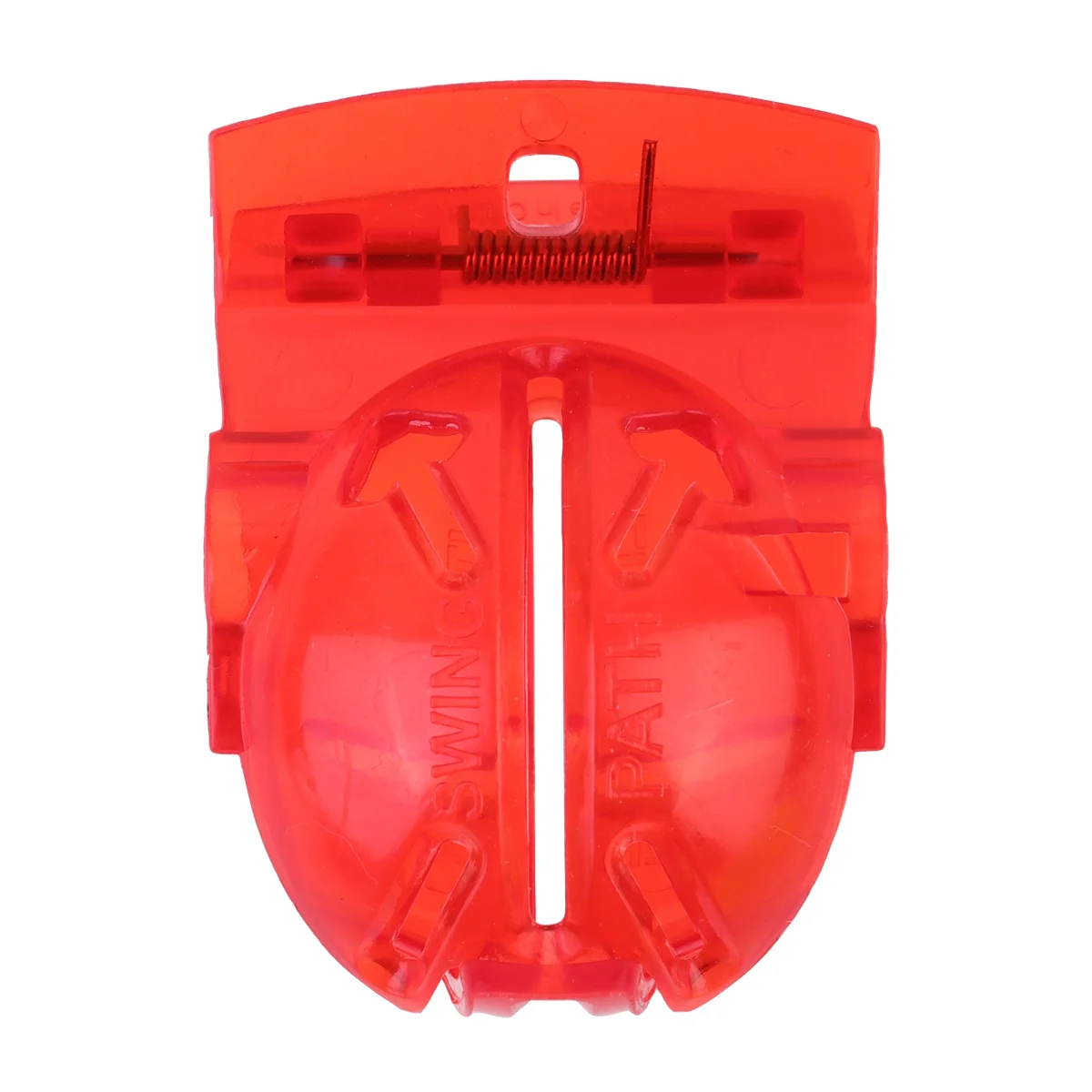 5 قطع من أدوات تحديد كرة الجولف الاحترافية لخطوط مستقيمة أنيقة وتدريبات محاذاة التأرجح باللون الأحمر