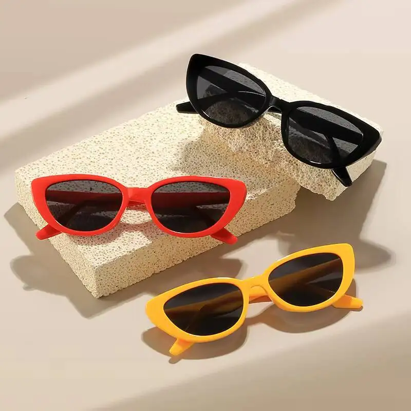 2026 Rosa Cat-Eye-Sonnenbrille für Damen, Dunkelbraune Sommer-Designer-Sonnenbrille für Herren, UV-Schutz