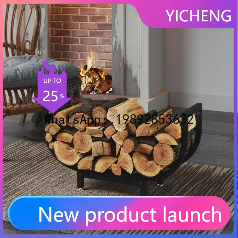 Hys firewood storage rack indoor fireplace firewood storage storage rack