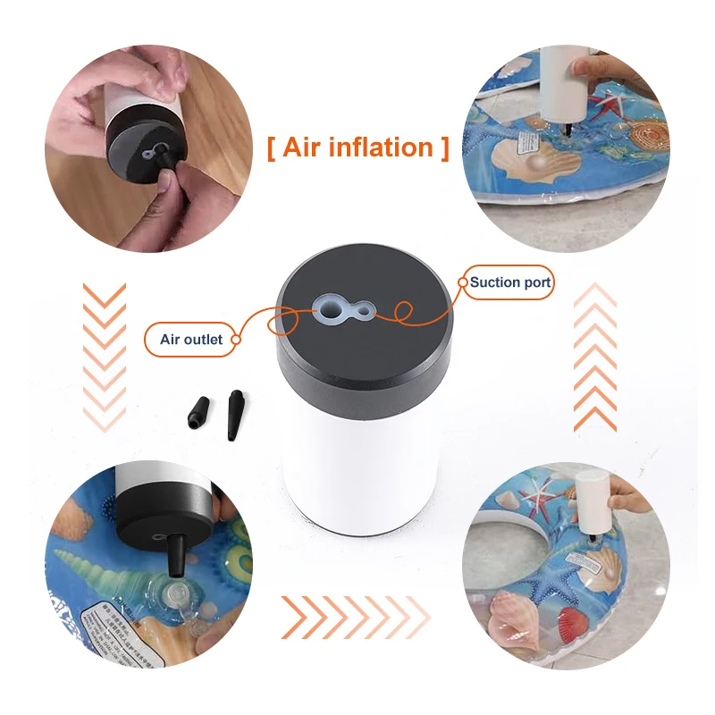 Food Vacuum Machine Pump Food Vacuum Storage Bags USB Rechargeable Handheld Vacuum Packer Food Storage Zipper Bag Set Packaging