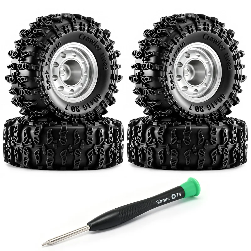 1/30 AXIAL SCX30 0.7inch wheel hub tire Suitable for WranglerK10 Ford Spirit Horse W372
