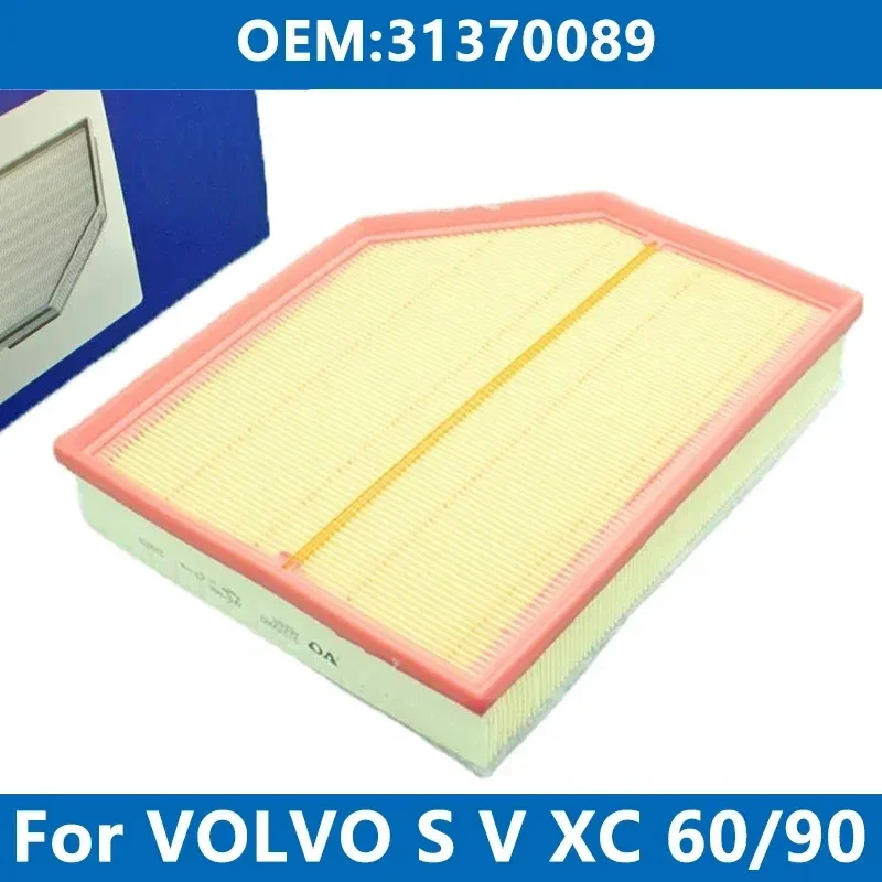 

Car Air Filter Cleaner Element 31370089 For VOLVO V60 V90 S60/90 XC60/90 T4 T5 T6 T8 D3 D4 D5 AWD Hybrid Engine High Flow Intake