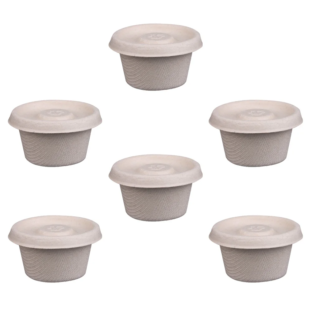 

50 Pcs Meal Prep Containers Paper Food Boxes Oil Proof Eco Friendly Salad Container Lids Kitchen Takeout Delivery