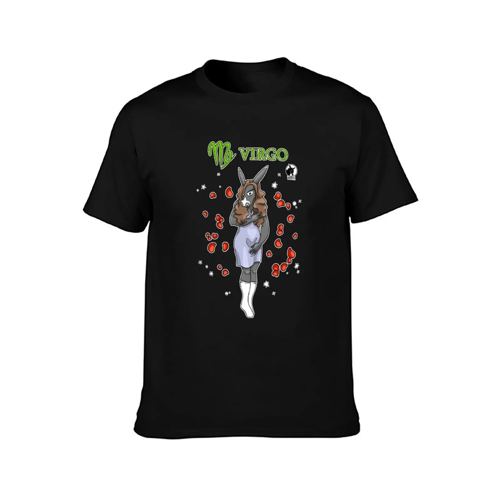 HelBurro Zodiac Collection: Virgo T-Shirt Functional Casual Short Sleeve Tee T-Shirt