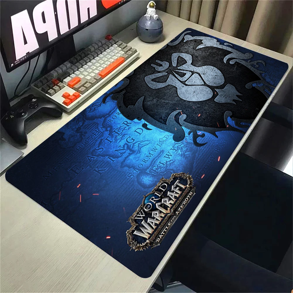 Natural Horde Alliance Mouse Pad Rubber Large Computer Desk Keyboard Mat W-world Of Warcraft Gaming Mousepad Speed Locking Edge