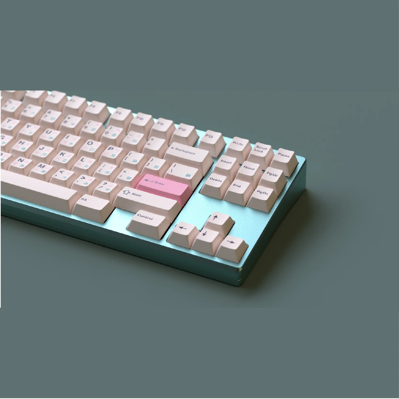 التسامي PBT المواد keycap Yunjin الأصلي غطاء المفاتيح الأصلي
