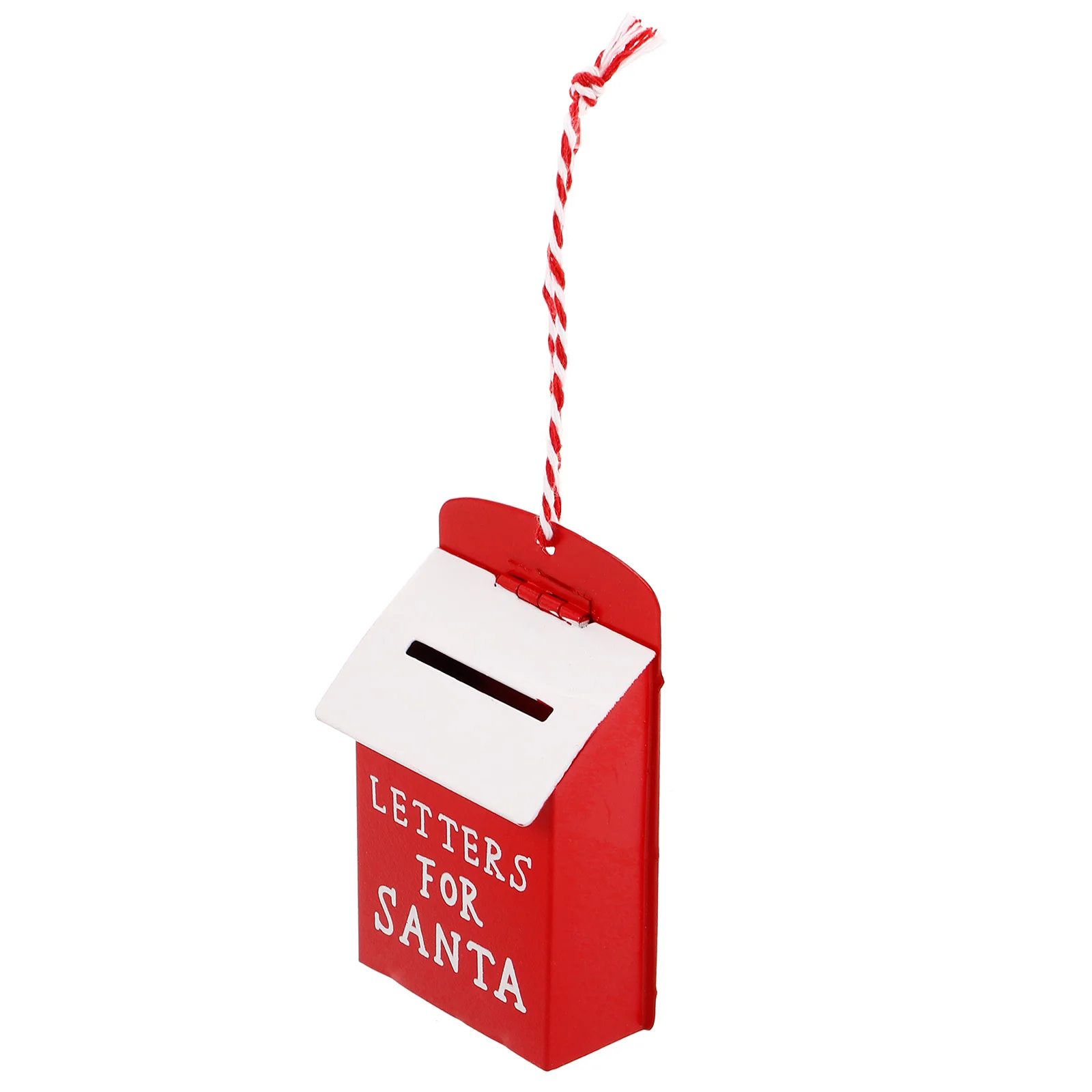 

Christmas Tree Mailbox Ornament Metal Santa Decorations Festive Holiday for Hotels Malls Window Displays Touch of Cheer