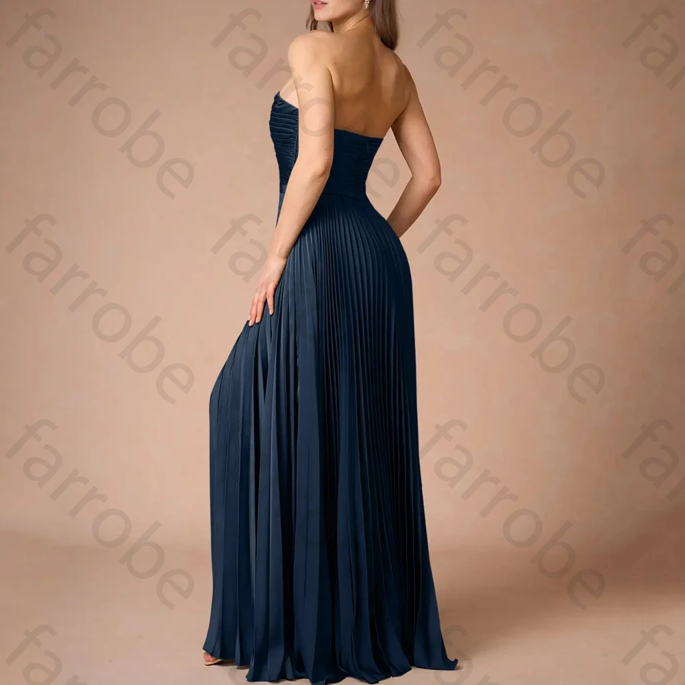 Eleganckie sukienki wieczorowe bez rękawów z odkrytymi ramionami, seksowne sukienki bez pleców, wykwintne, wysokiej jakości suknie balowe dla kobiet, szyte na miarę.