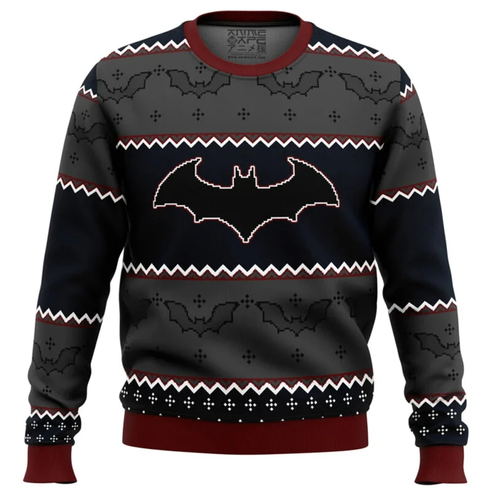 

Dark ugly Christmas sweater men's and women's daily pullover hot sales crewneck long sleeve 3d Christmas clothing 2025 new sweat