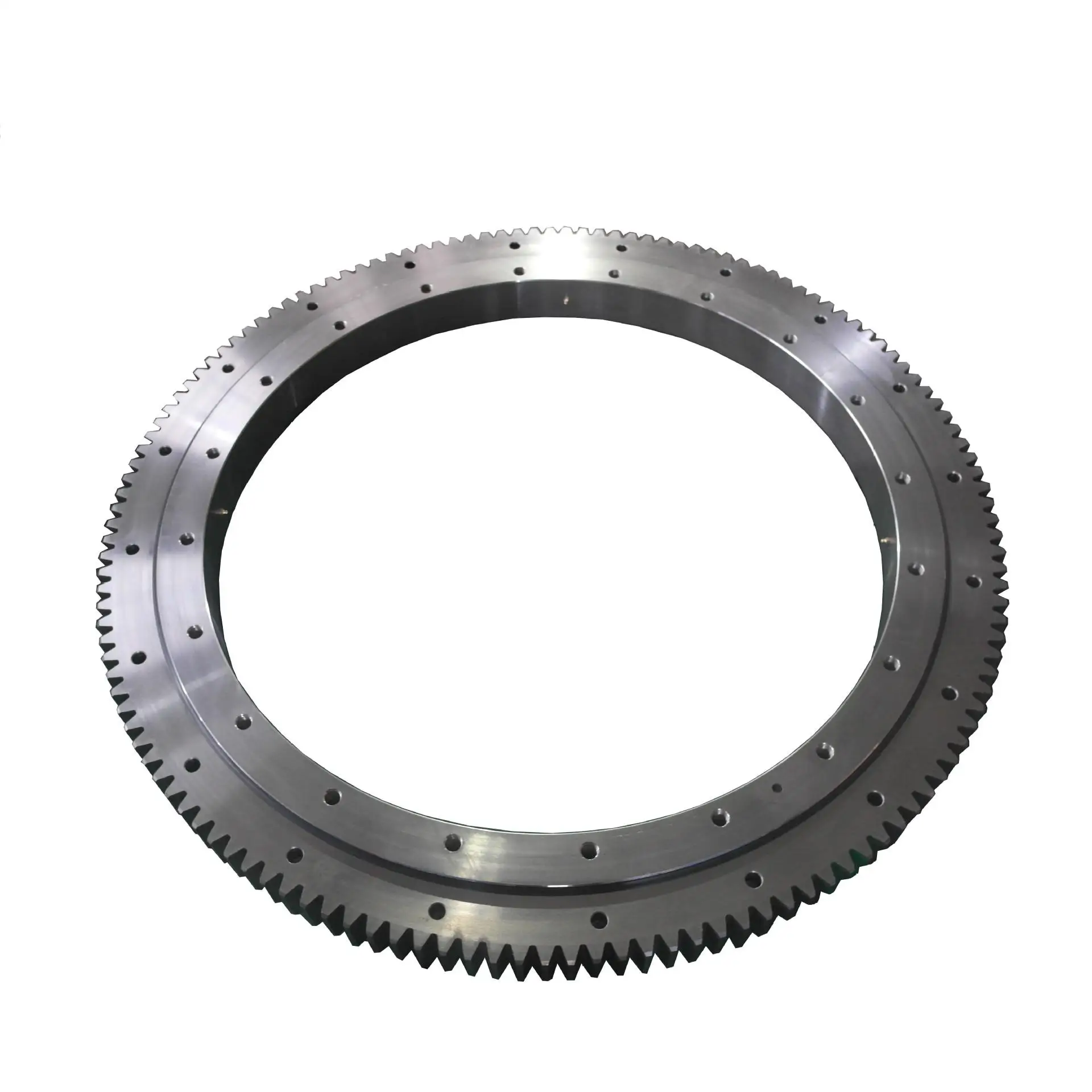 Alloy Steel Sealed Inner Teeth Double Row Ball Slewing Bearings, High Torque, Aspect Ratio Balls, Metric