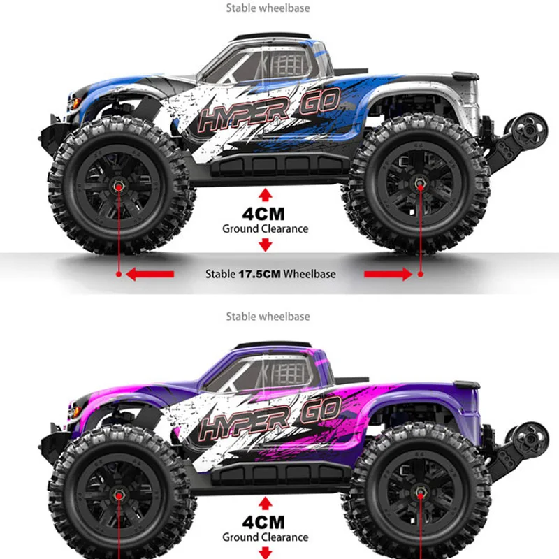 MJX Hyper Go H16H H16P H16E 4WD Remote Control Car High Speed Truggy With GPS RC Monster Truck RTR