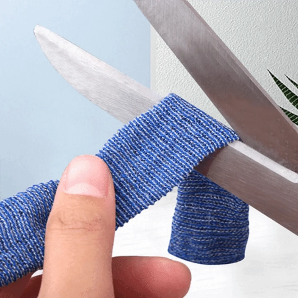 

10PCS Multicolor Cotton Finger Cots Disposable Protectors Tubular Care Bandage Sweat Absorption Non-slip Sports Safety Work