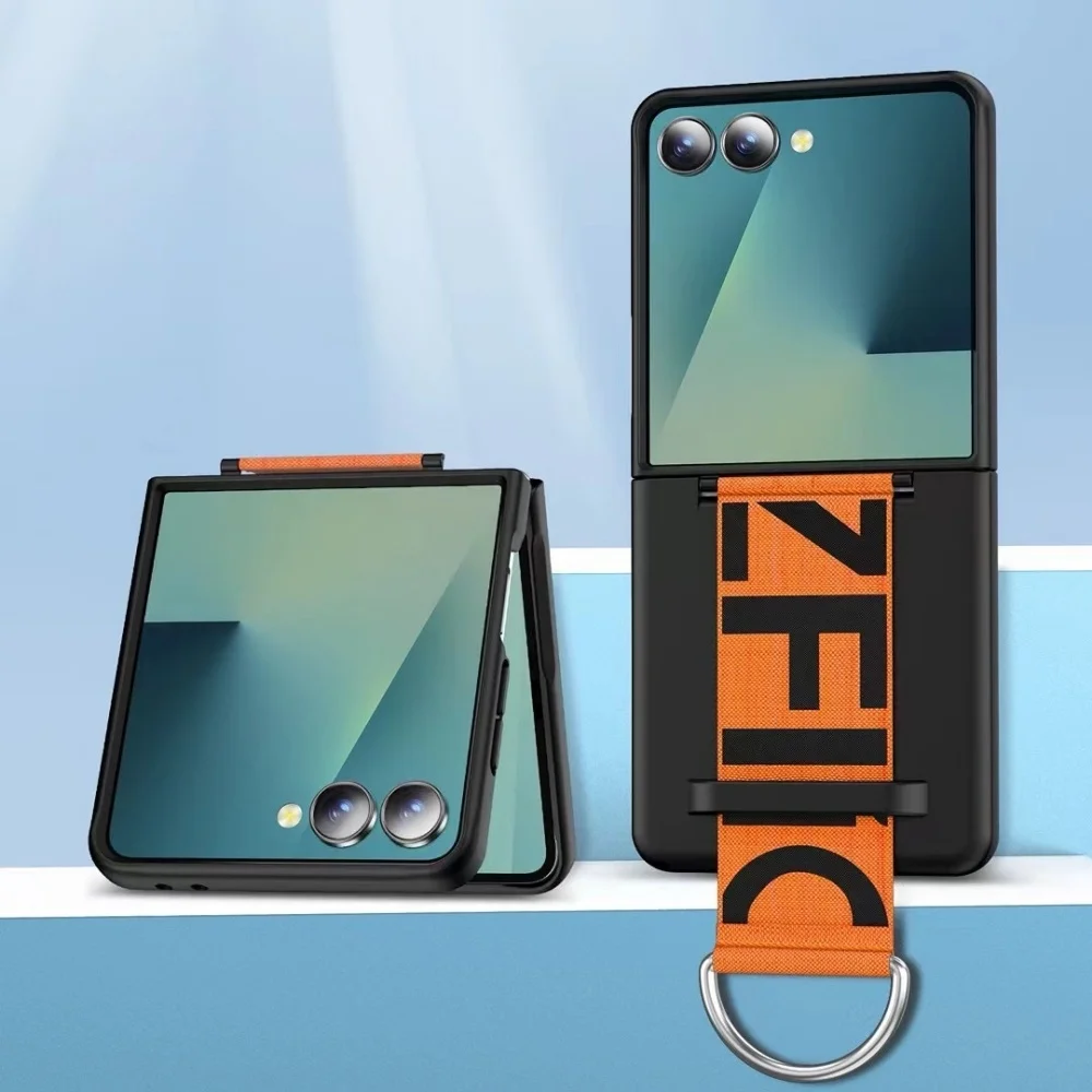 Für Samsung Z Flip7 Armband Faltbare Handyhülle Z Flip 6 7 5 4 8 Flip8 Offizielles Handgelenksband Stoßfeste PC Skin-Feel Hülle – Detail 5
