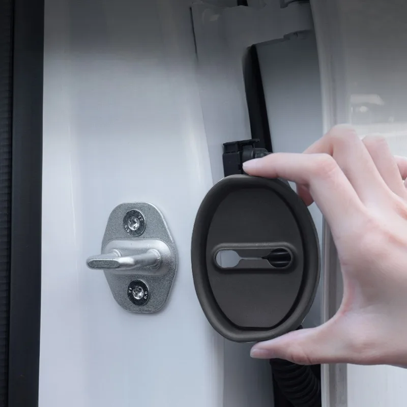 4PCS General Pad Door Shock Absorption Buffer Anti-collision Paste Motors Door Lock Rubber Sleeve Protective
