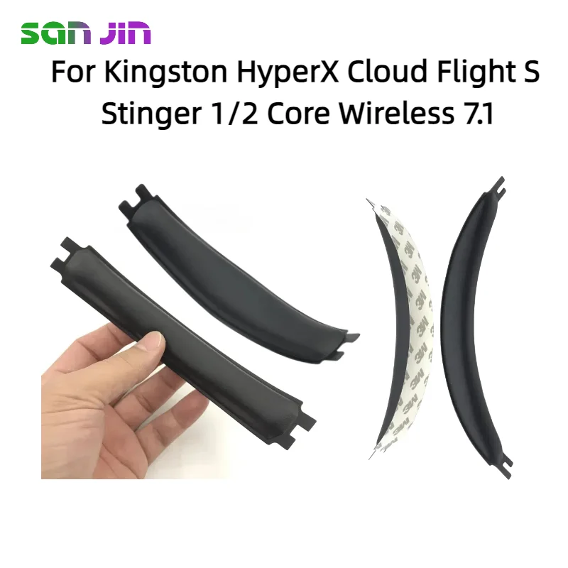 

Headband Cover For Kingston HyperX Cloud Flight S Stinger 1/2 Core Wireless 7.1 Headphone Head Beam Breathable Mesh Cloth Zipper