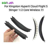 Headband Cover For Kingston HyperX Cloud Flight S Stinger 1/2 Core Wireless 7.1 Headphone Head Beam Breathable Mesh Cloth Zipper