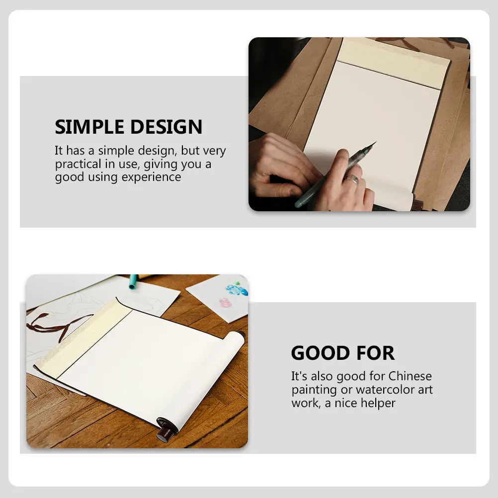 2 قطعة ورق التمرير الخط شوان ورقة الفن جدار التمرير للرسم الصيني المائية الكتابة ممارسة ديكور معلق الحرفية