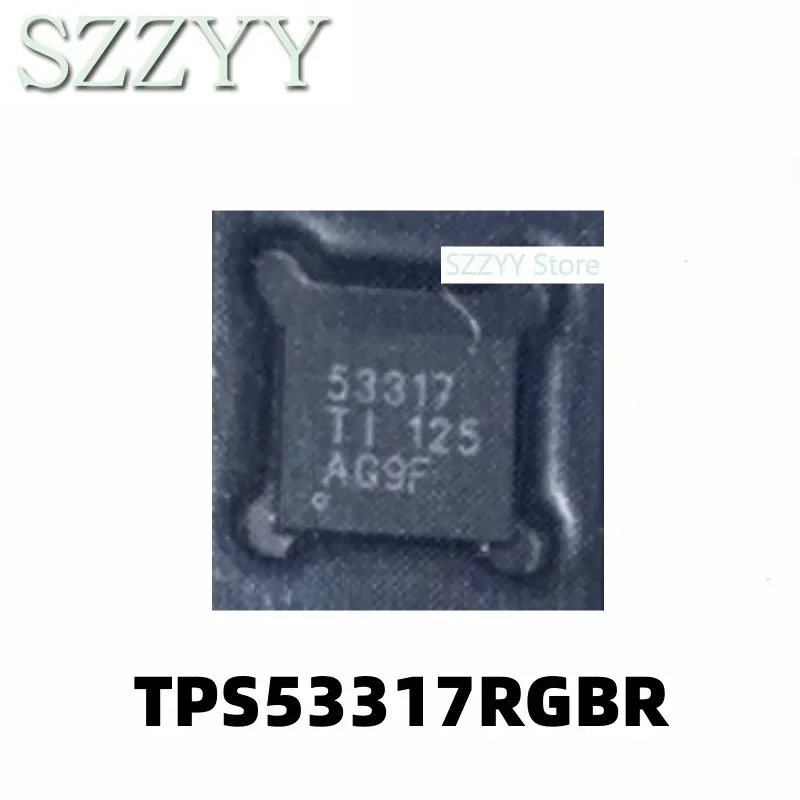 

5 шт. TPS53317RGBR TPS53317 Silk Screen 53317 QFN20 Чип синхронного понижающего преобразователя