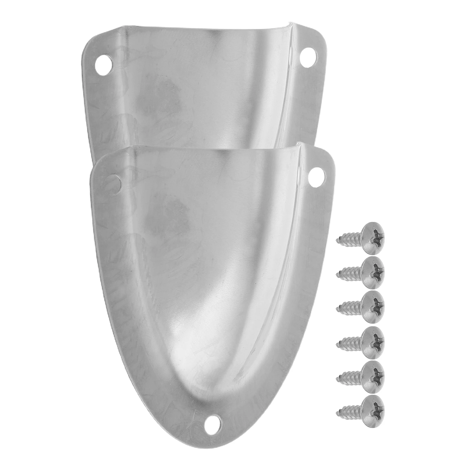 

2pcs Stainless Steel Covers Marine Automotive Air Vent Grille Durable Rustproof Boat Trailer Replacement Exhaust Cover Diy