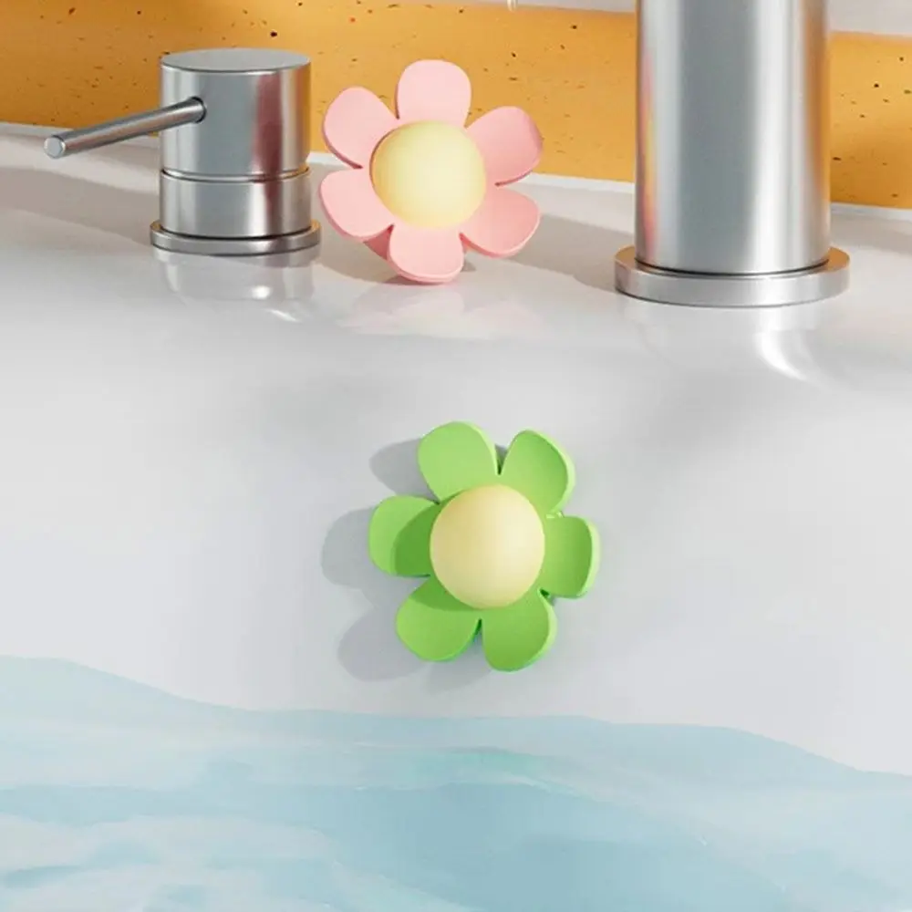 Anti-clogging Sewer Pipe Seal Ring Anti-odor Insect Proof Floor Drain Plug Flower Shaped Flower Sink Overflow Hole Plug