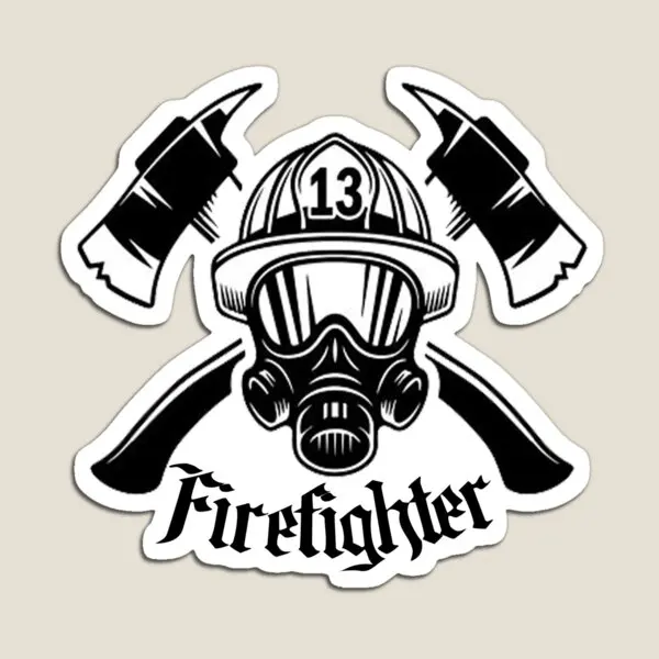 American Firefighter  Magnet Toy Holder Baby Children Kids Decor Cute Funny for Fridge Organizer  Magnetic Home Refrigerator