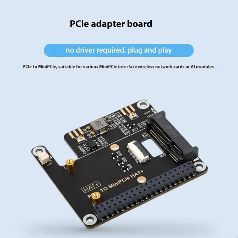 20CB PCIE для Mini PCIe HAT+ Adapter Poard Поддержите USB Bluetooth-совместимое совет по расширению соединения.