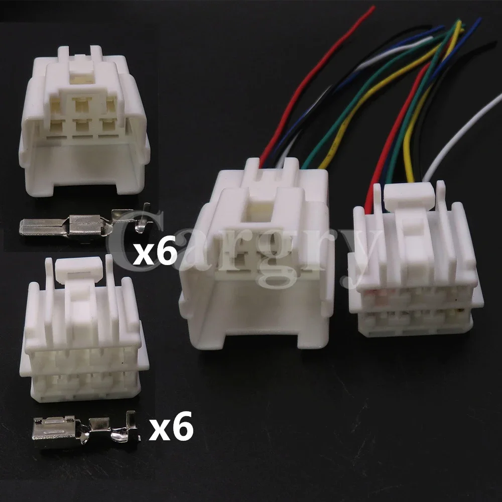 

1 Set 6P MG653992 6098-2211 6098-1716 AC Assembly Automobile Voltage Regulator Plug Car Ignition Switch Wire Socket For Geely