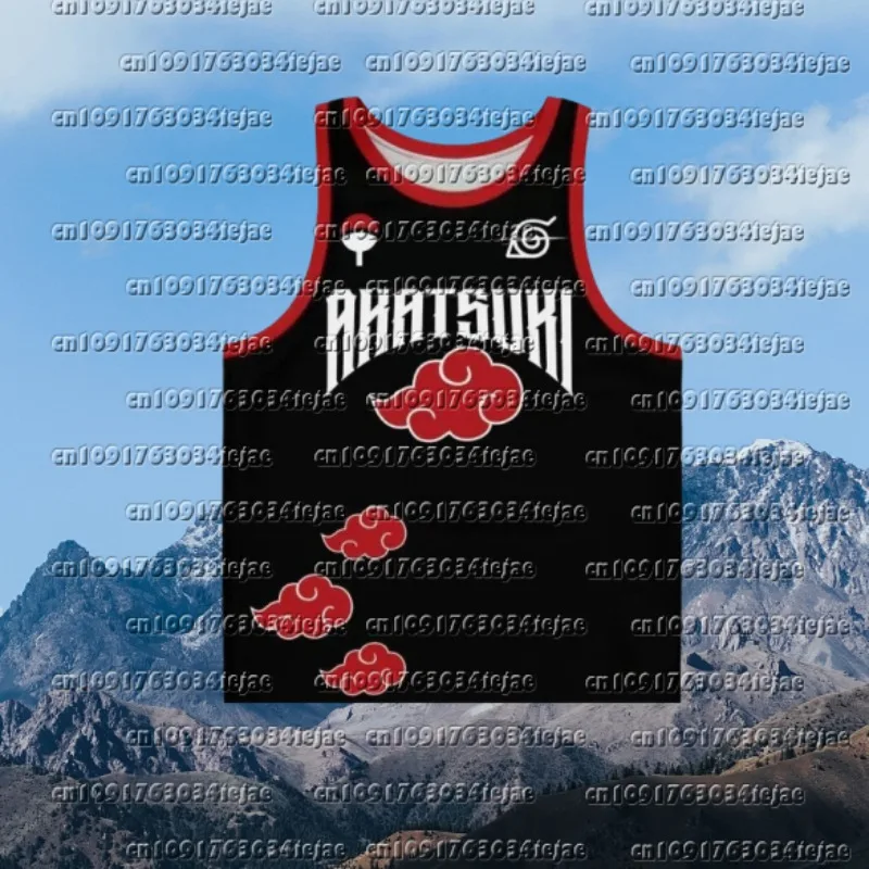 Summer Adult Kids Japanese Anime Tank Top Men Basketball Jersey Sports Sleeveless T-Shirt Clothing Casual Stylish Streetwear