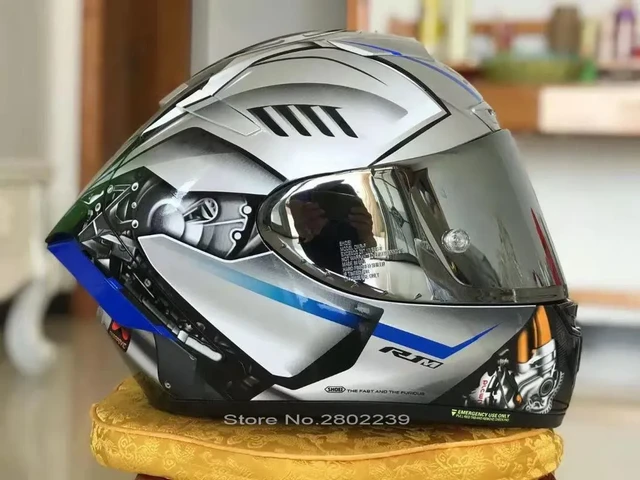 Motorcycle Helmets SHOEI X14 Helmet X-Fourteen YZF-R1M Special Edition  Silver Full Face Racing Casco De Motocicleta - AliExpress