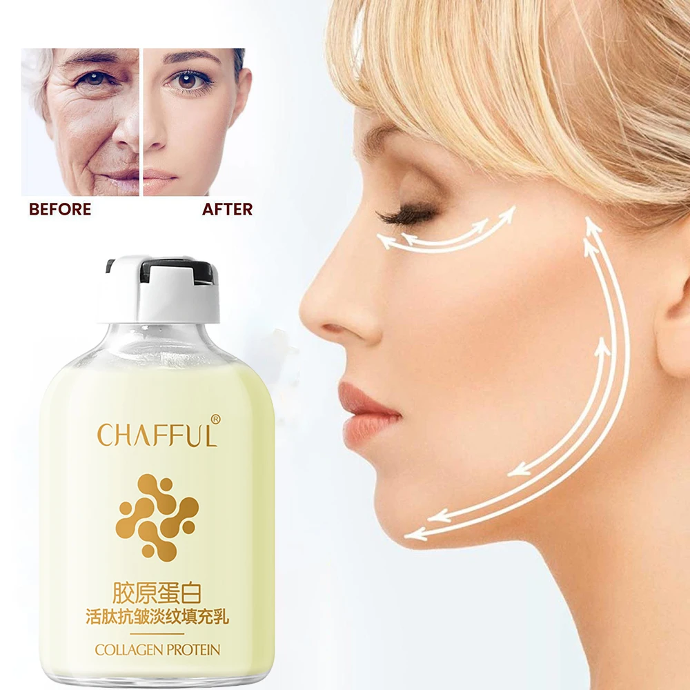 

Collagen Active Peptide Anti Wrinkle Filling emulsion Facial Moisturize Firming Lifting Brighten Face Lotion Korea Skincare