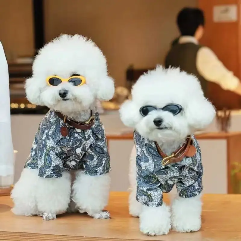 

Pet Dogs Cats Shirt Summer Pet Dog Clothes for Small Medium Dogs Puppy Clothing French Bulldog Teddy Pomeranian Pets Outfits