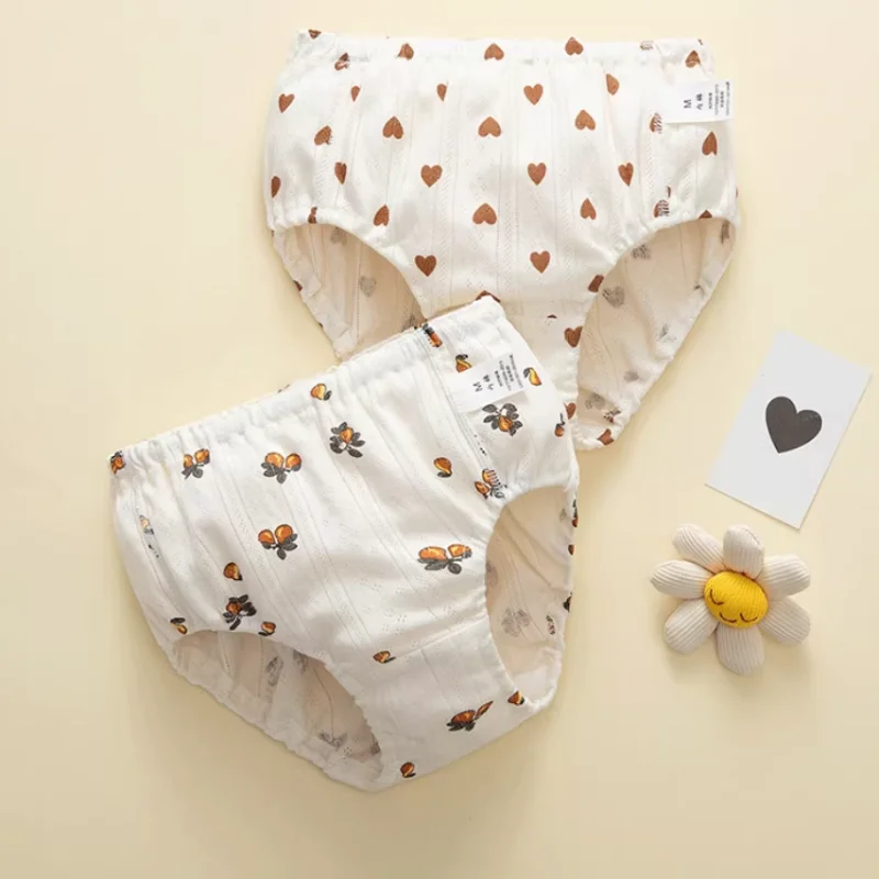 High Waist Cotton Mesh Cute Printing Briefs ABDL Comfortablet Soft Adult Baby Bread Pants Reusable Training Panties Home Pants﻿﻿