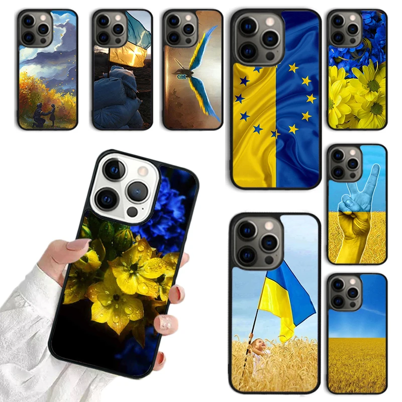 U=kraine heart flowers Phone Case For IPhone 17 Air 16 15 14 13 12 11 Pro Max Plus Shockproof Cover