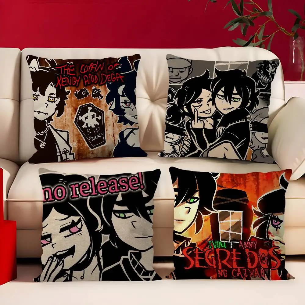 

T-the Coffin Of A-andy And Leyley Anime Cushion Cover Inches Farmhouse Decor Home Throw Pillow Covers For Couch Decorations