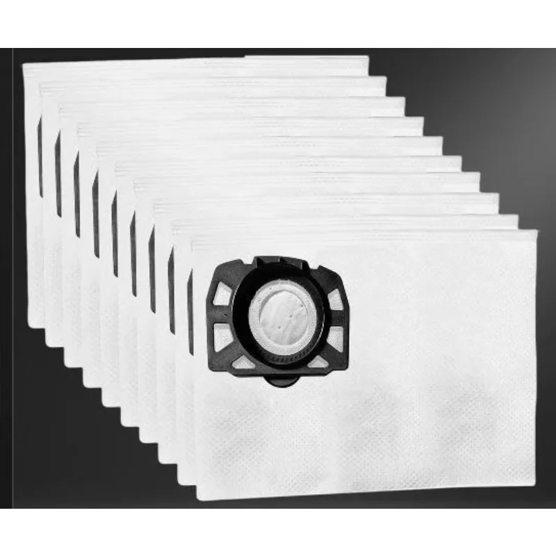 10PCS Dust Bags Wet Dry For Karcher   WD2 Plus WD3 KWD1 KWD2 KWD3 MV3 SE4001 SE4002 Series Dust Bag Vacuum Cleaner Parts