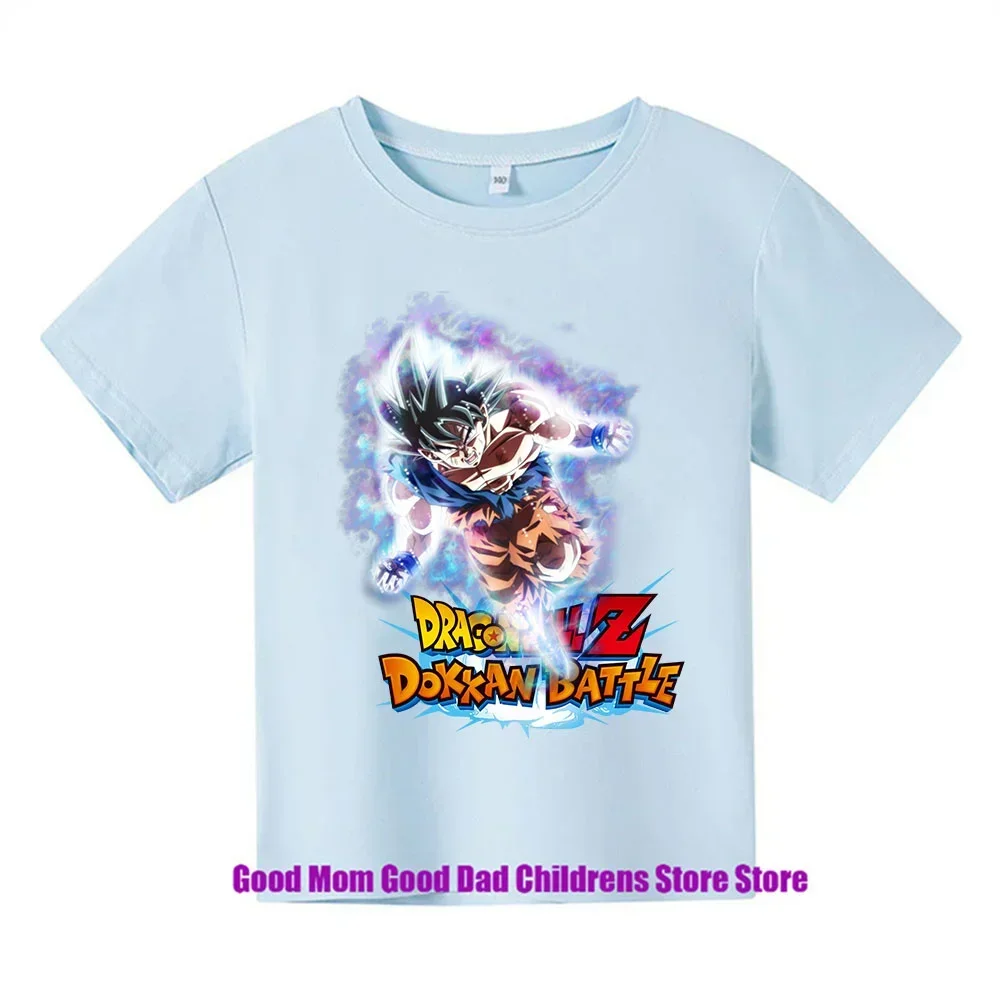 2024 nowa Dragon Ball Zkakarotte letnia fajna dziecięca koszulka rekreacyjna kreskówka t-shirt dla chłopców i dziewcząt 3-15 prezent urodzinowy