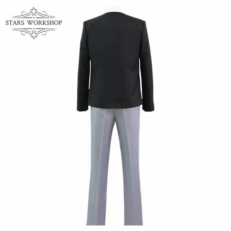 암살 교실 코스프레 아카바네 카르마 코스프레 의상 남성 여성 티셔츠 바지 벨트 학교 유니폼 할로윈 의상