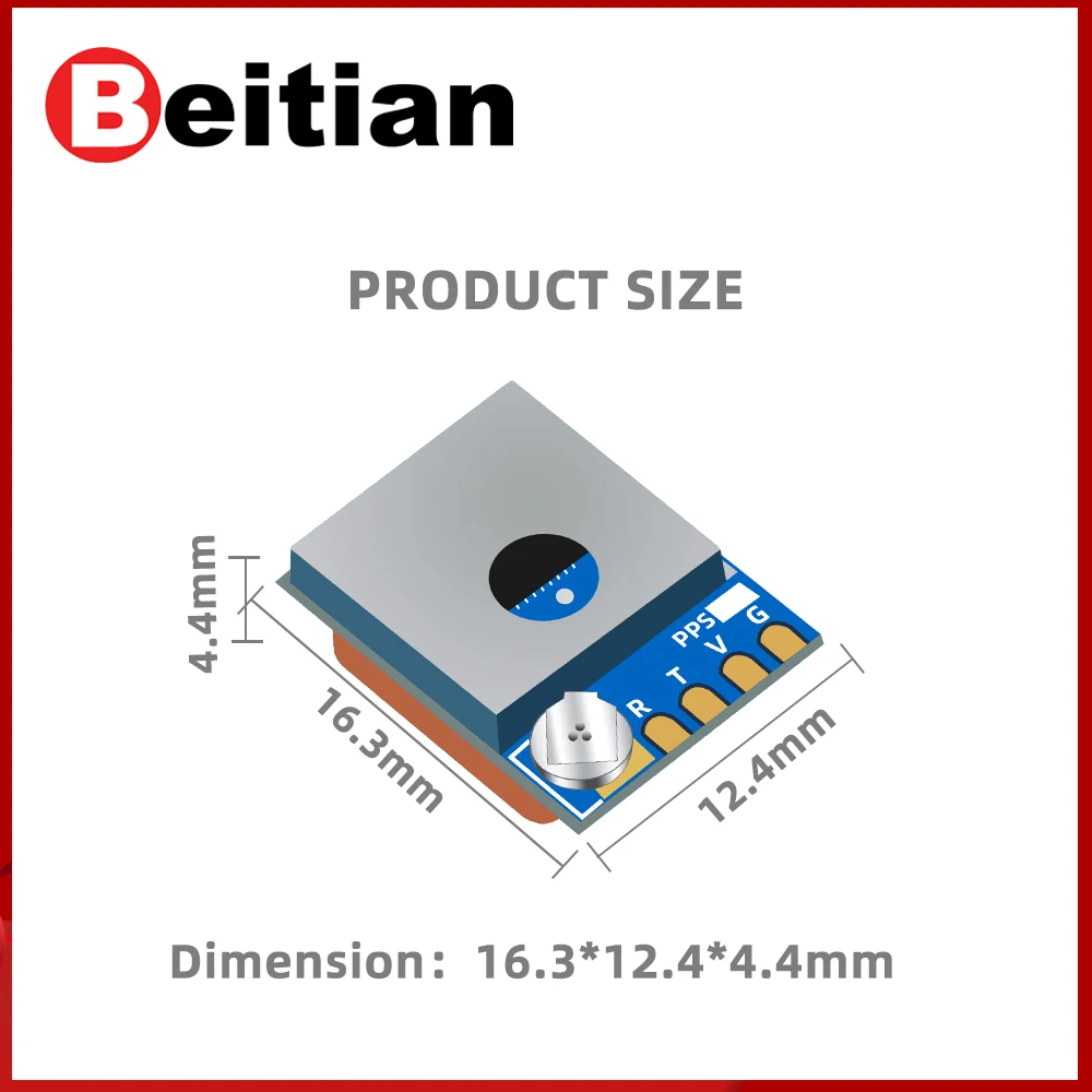 Beitian BE-122 BE-182 BE252Q UBX-M10050 Wearable Flight Controller FPV RC Drone UAV PX4 PIX32 GNSS GPS antenna Receiver Module