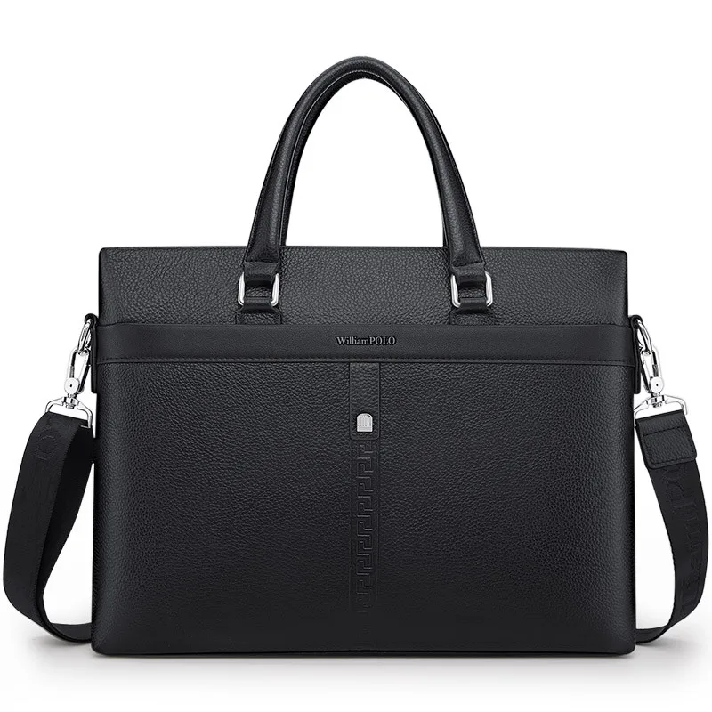 Homem maleta genuíno mensageiro marca de luxo saco de couro negócios ombro único crossbody grande capacidade bolsa casual