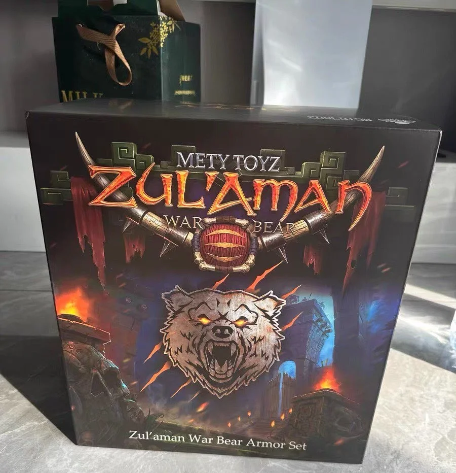 

New Mety Toyz Giant Zul'Aman War Bear Armor Set Collection Limited Ver. Mount Action Model Collectible Figure Ornament Toys