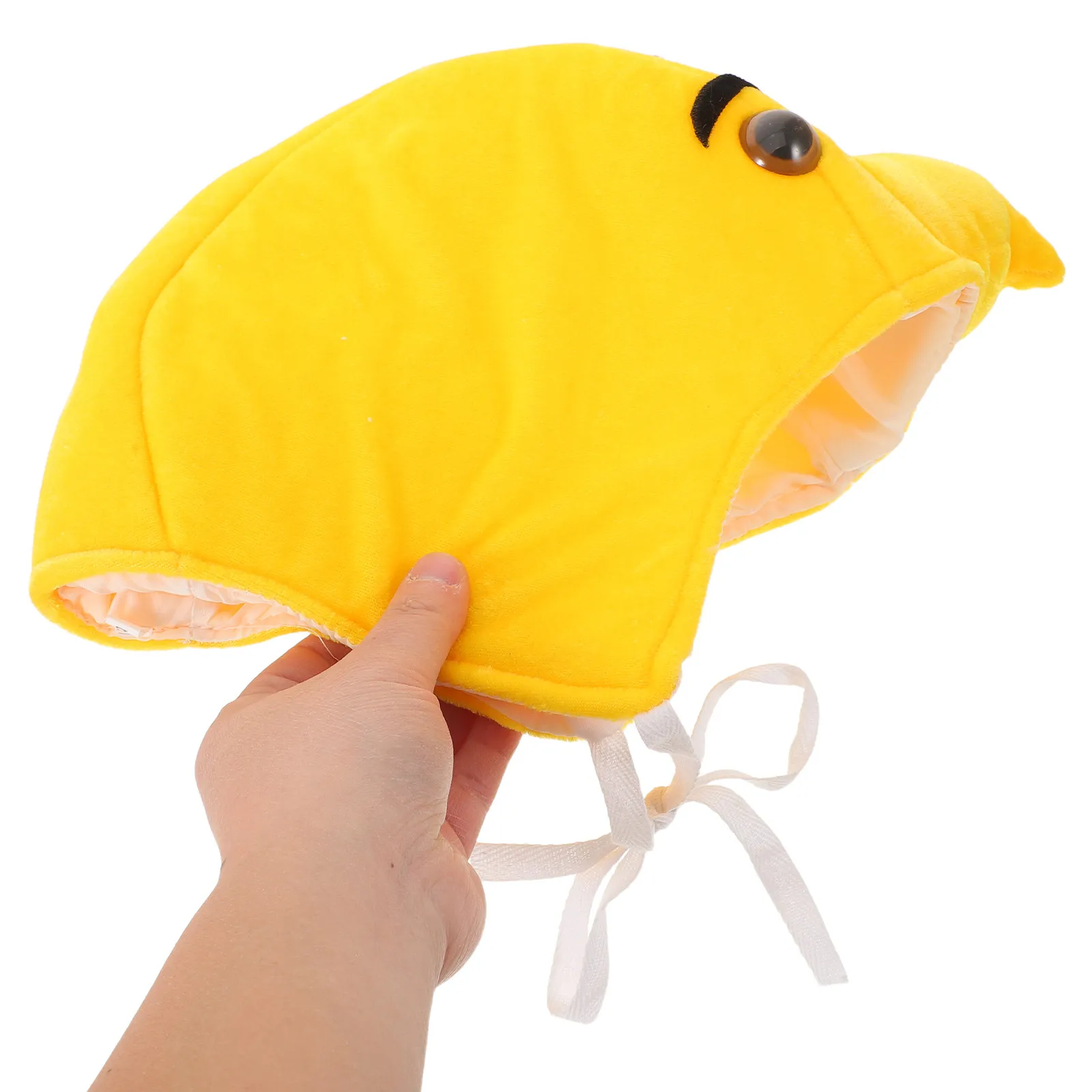 Vibrant Yellow Chick Headband Comfortable Soft Party Hat for Christmas Carnival Costume Cosplay Kids Adults Role Play Novelty