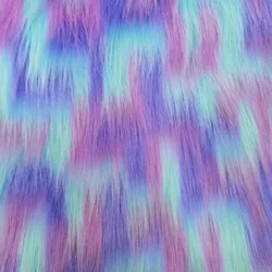 Wholesale 3-color colored jacquard plush fabric,faux fur fabric,felt cloth,Toy craft jewelry materials