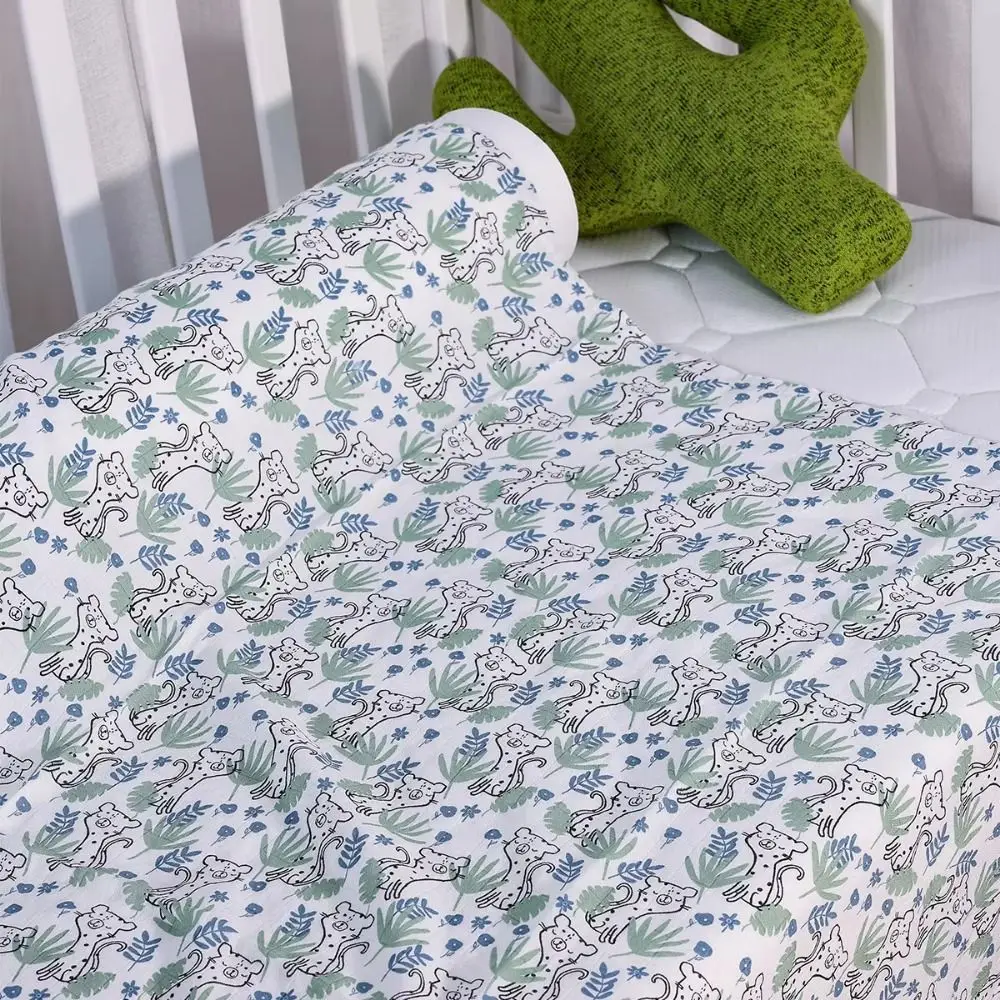 

Мягкое детское пеленальное одеяло, хлопковая детская накидка с мультяшным принтом, спальный мешок, гипоаллергенный двухслойный чехол для детской коляски для мальчиков и девочек