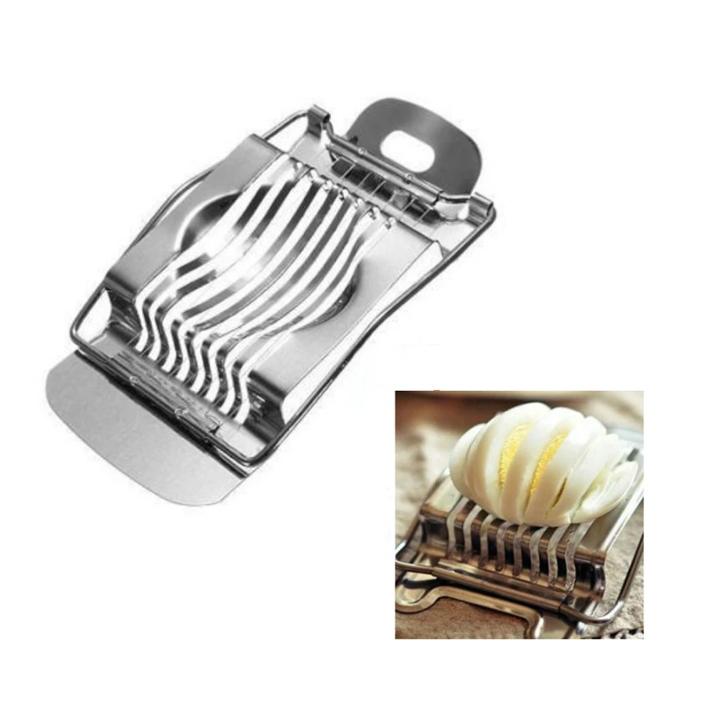 New#Stainless Steel Boiled Egg Slicer Section Cutter Mushroom Tomato Cutter For Cooking Tool