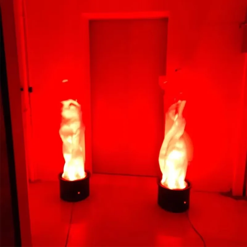 LED Simulation Vertical Large  Fireplace Light Electronic Brazier Lamp Bonfire Party Stage Christmas Prop