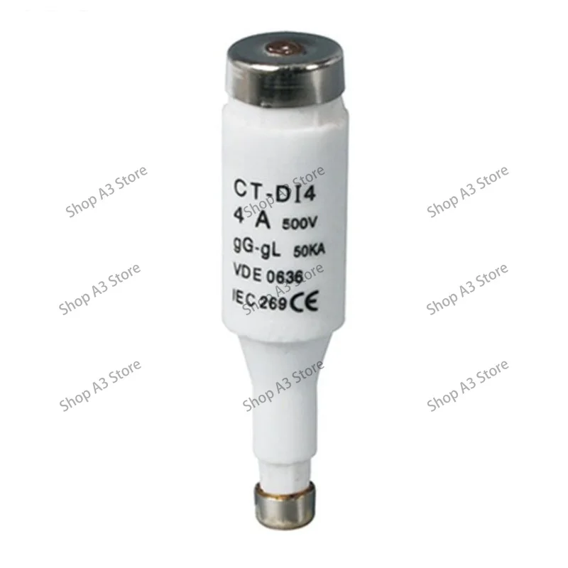 10PCS Fuse CT-DI Spiral Fuse DI4A-30A 500V
