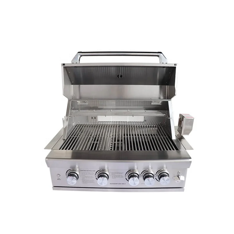 Home Use BBQ Grill Outdoor Kitchen Hot Sale Built-in Side Propane Gas BBQ Grill Kitchen Outdoor Party Barbecue Oven