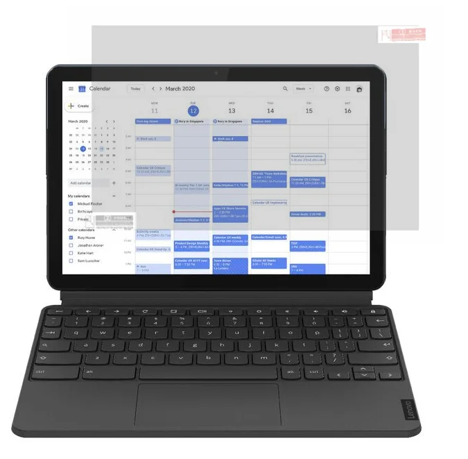 2pcs/lot For Lenovo Chromebook Duet  10 10.1 inch  2 in 1 Tablet Tablet  Matte Screen Protector Guard Film Cover Skin