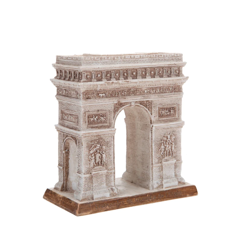 Paris Arc de Triomphe ornament Resin Crafts World Famous Architecture Home Furnishings Office Desktop Decoration